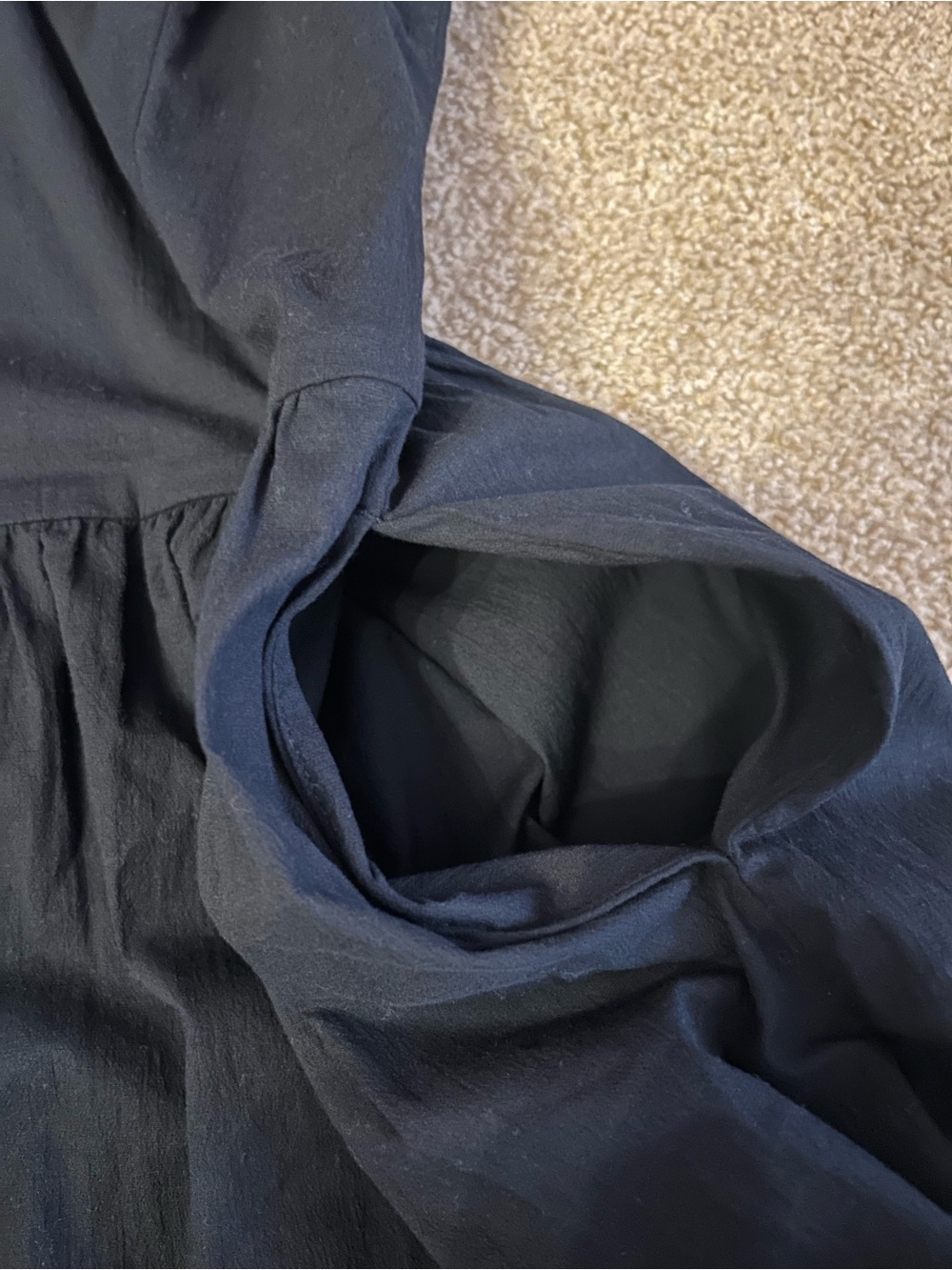 NWT abercrombie high neck drop waist midi dress - Picture 5 of 9